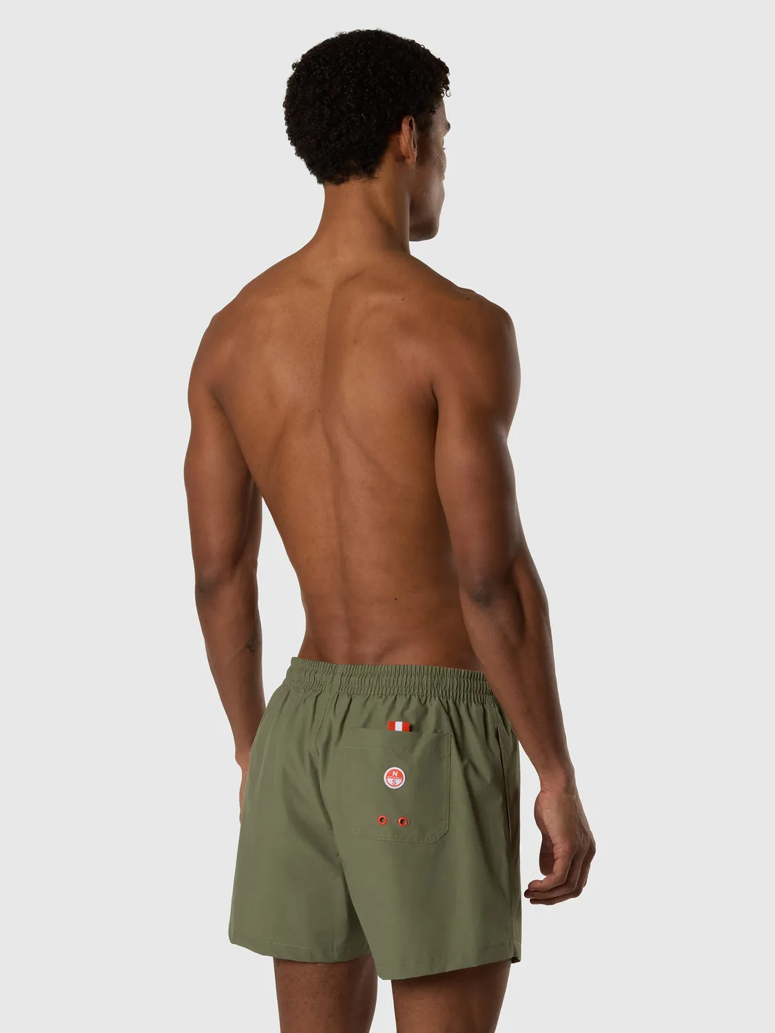 North Sails short de bain rayé homme vert