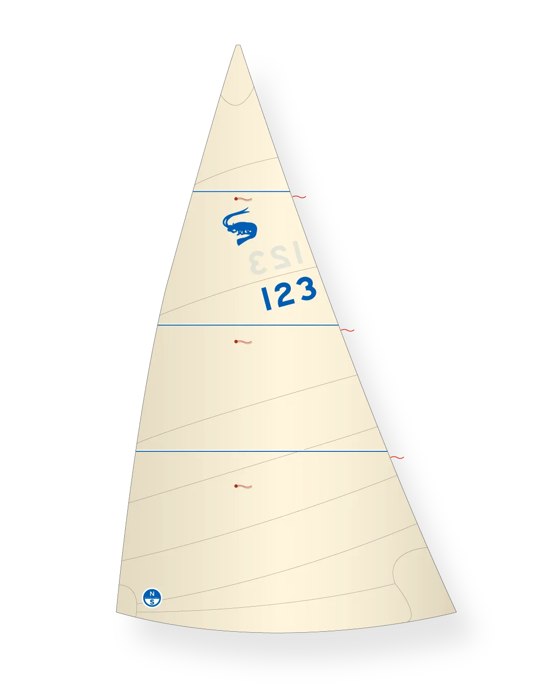 North Sails Cornish Shrimper CM-4 grand-voile 2 ris