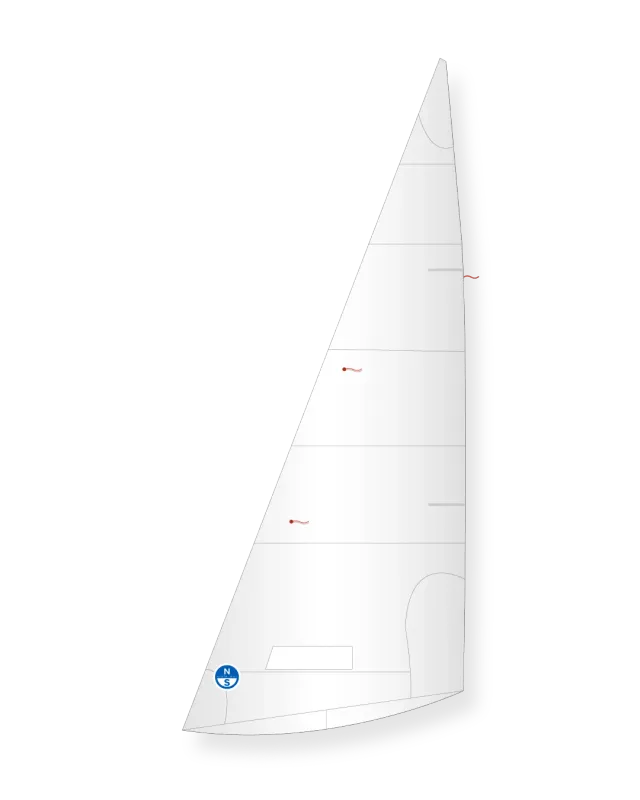 North Sails Flying Scot Blue Ribbon foc Dacron épais flotte club