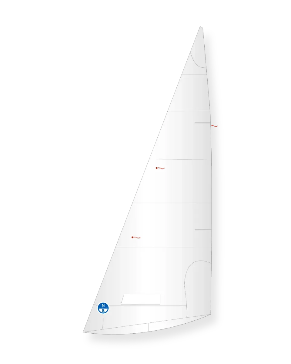 North Sails Flying Scot Blue Ribbon foc Dacron épais flotte club