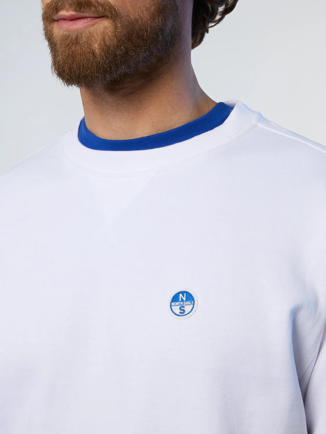 North Sails Patch sweat homme coton bio