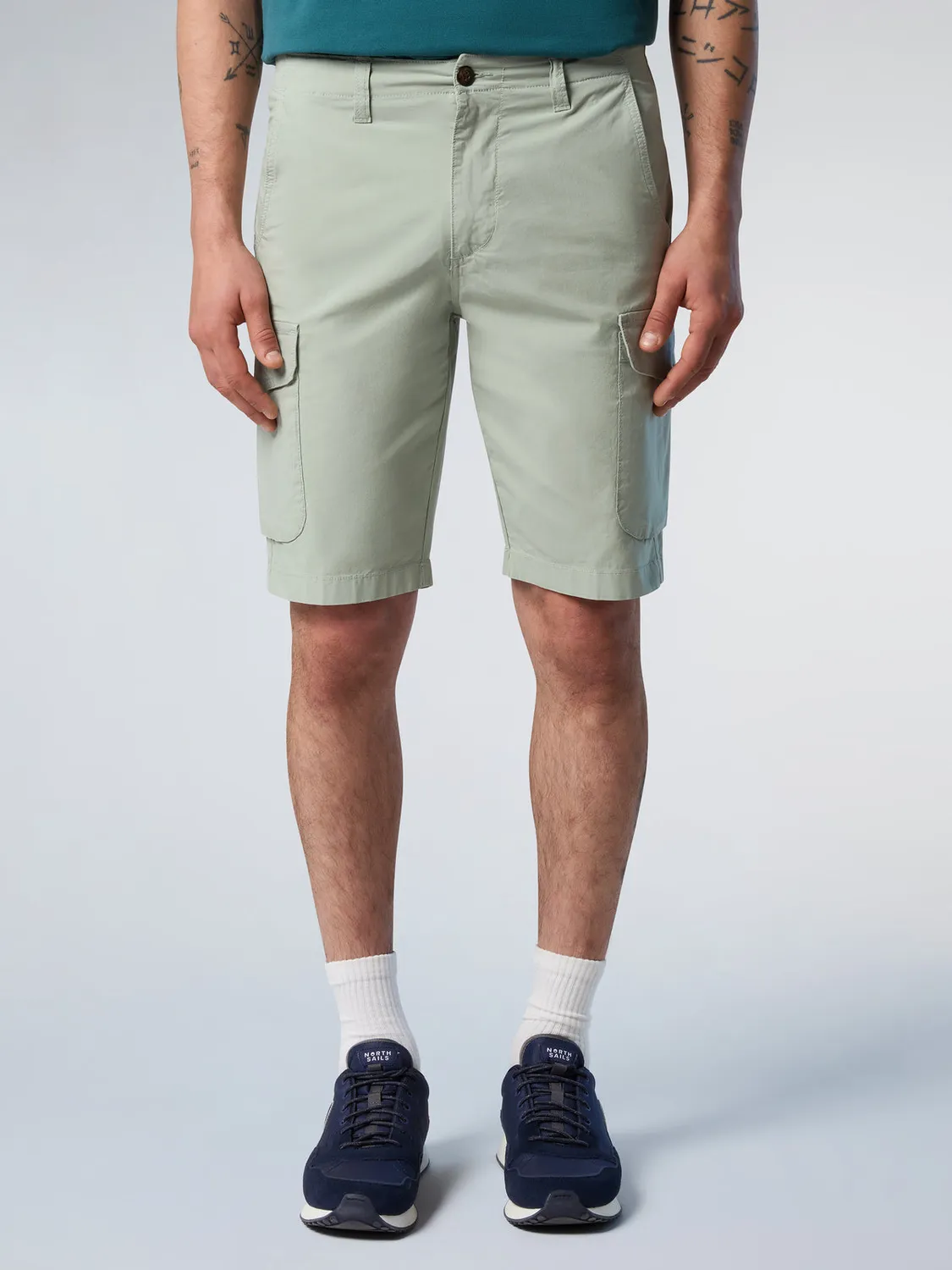 North Sails America short cargo popeline coton bio