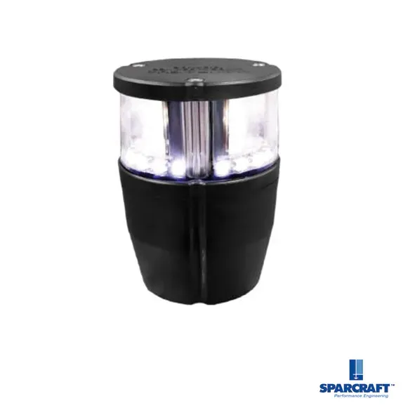 Sparcraft feu de tête de mât blanc 360° 2MN noir LED