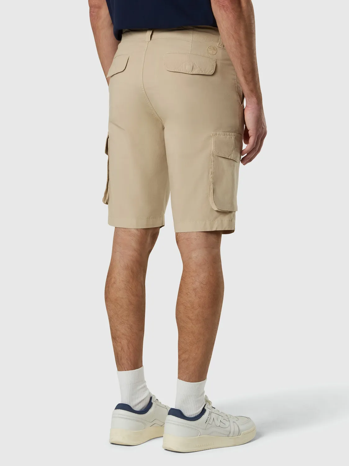 North Sails America short cargo chino beige homme