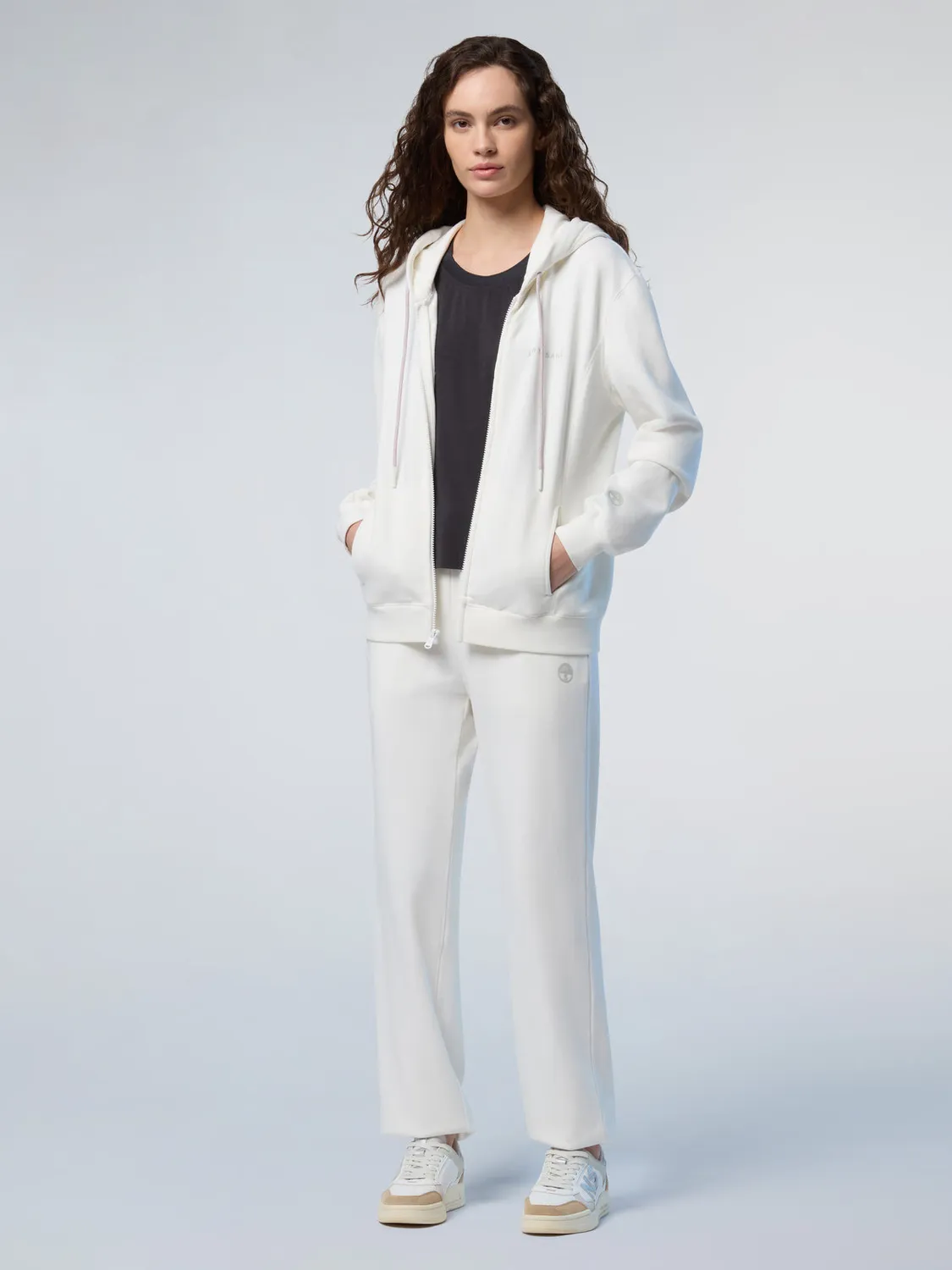 North Sails sweat zippé capuche coton délavé
