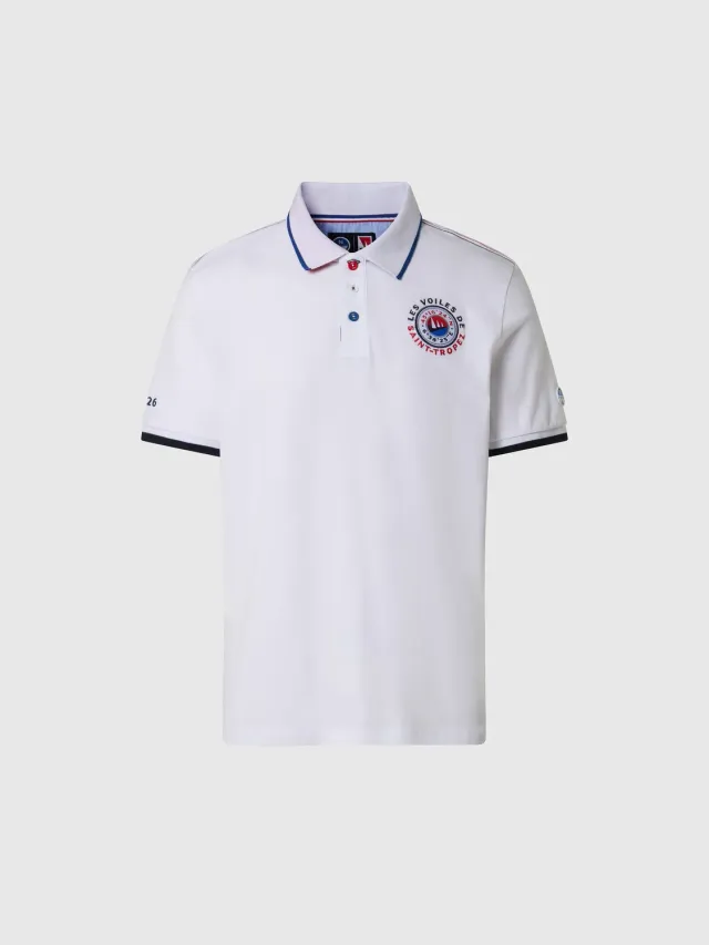 North Sails Saint-Tropez polo homme blanc