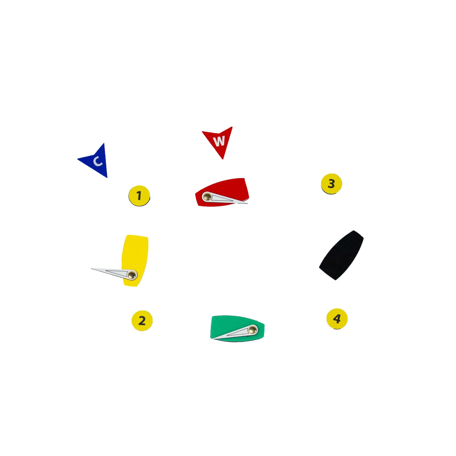 Optiparts EX2652 kit tactique magnétique Optimist voyage