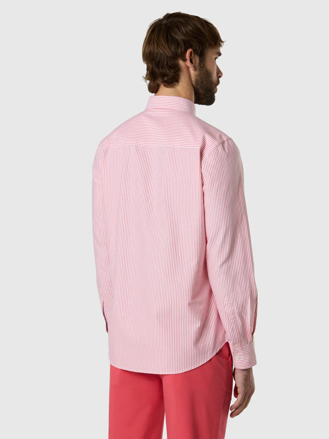 North Sails chemise Oxford rayée coton bio