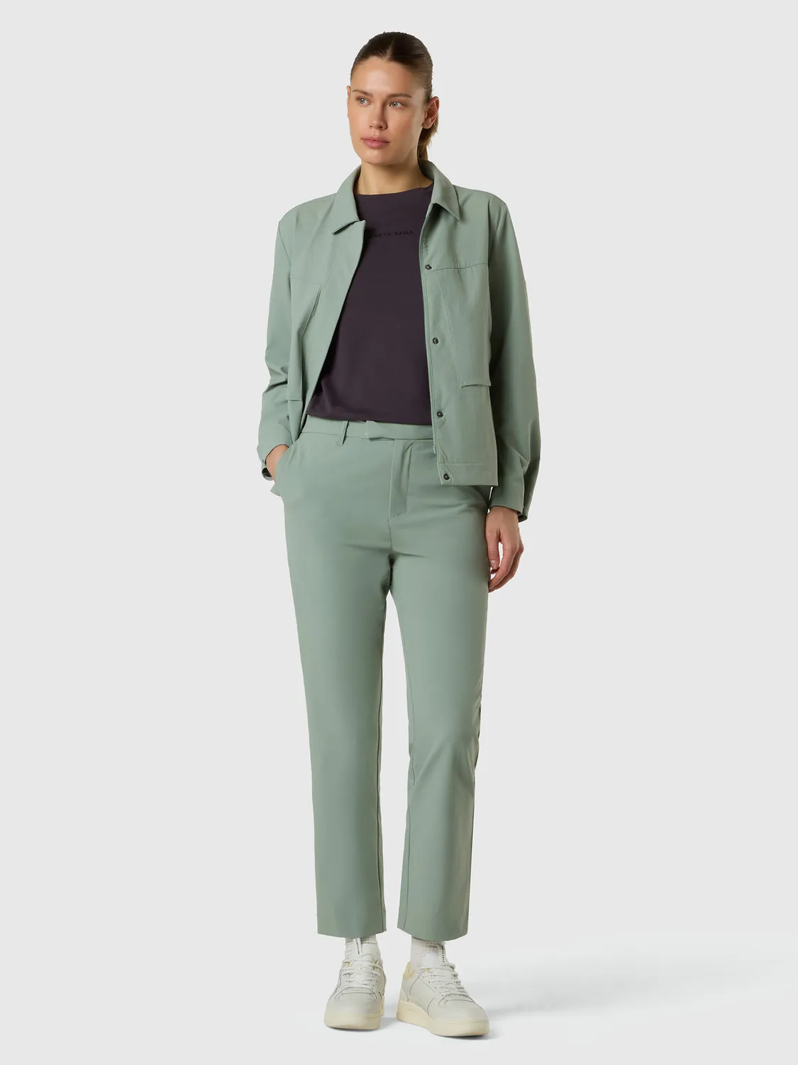 North Sails chino slim stretch nylon recyclé poche zip