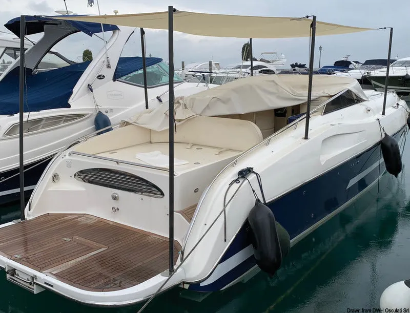 Osculati mât bimini carbone 200 cm réglable