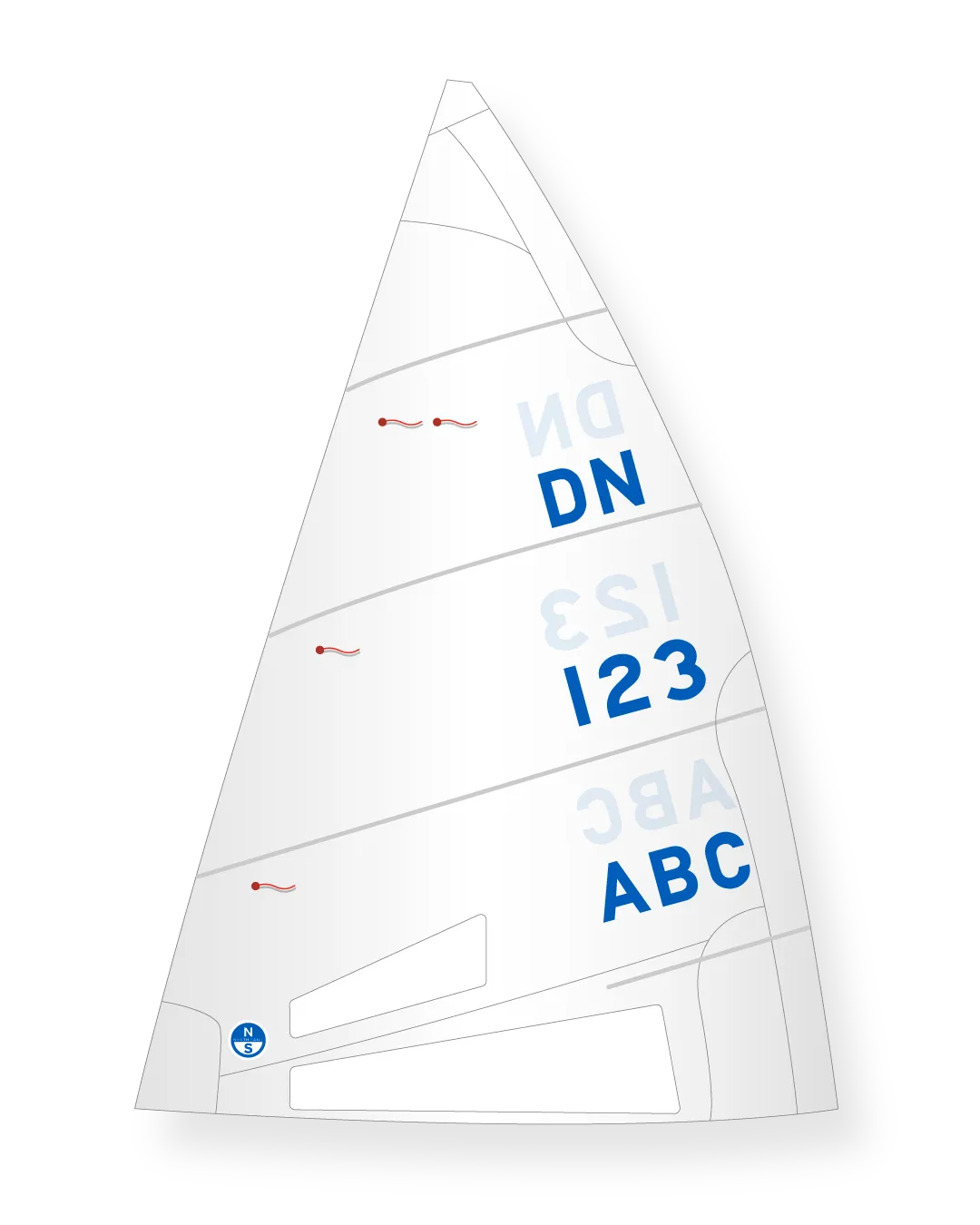North Sails DN Iceboat APP Grand-Voile Polyvalente Vitesse