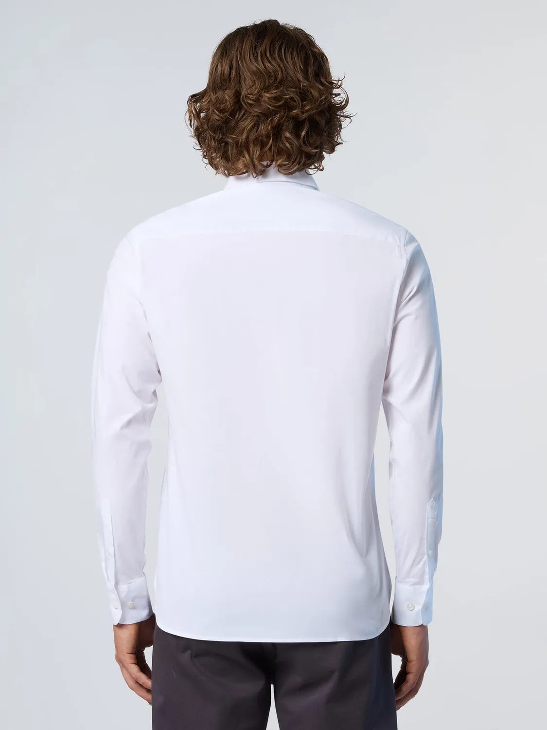 North Sails chemise popeline homme boutons logo