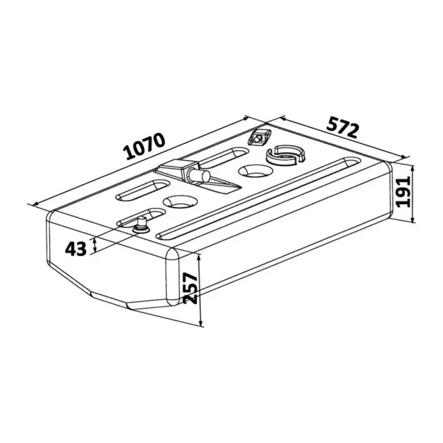 easysea réservoir carburant PE 120 L certifié CE