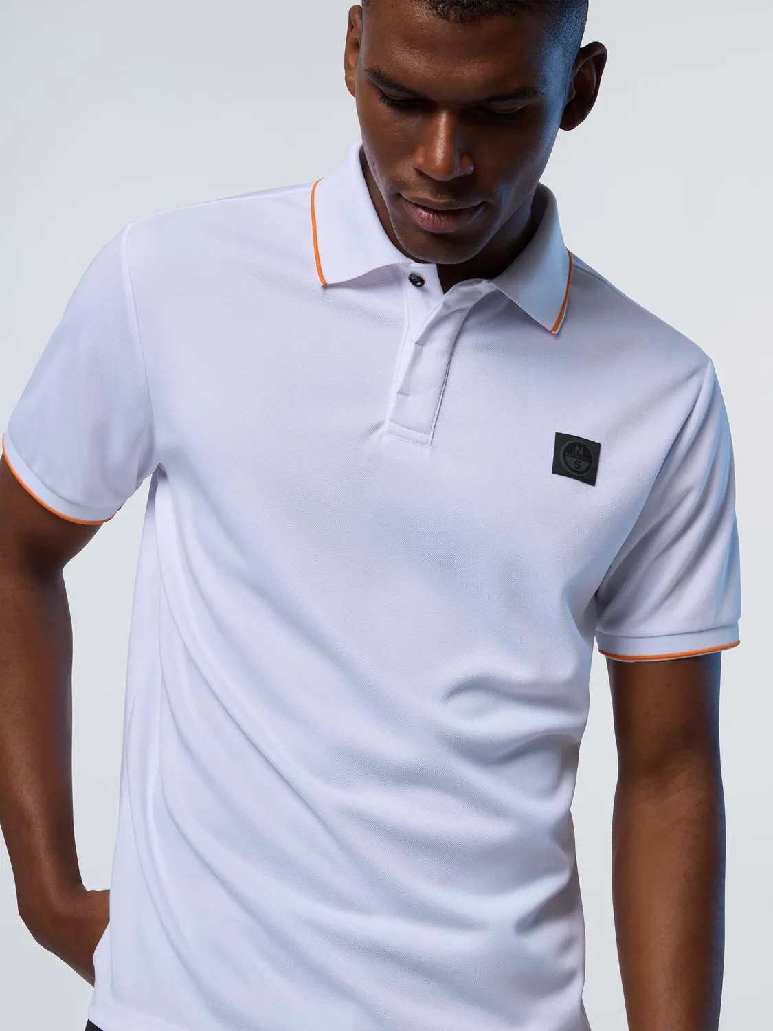 North Sails polo Coolmax regular gris vapor homme
