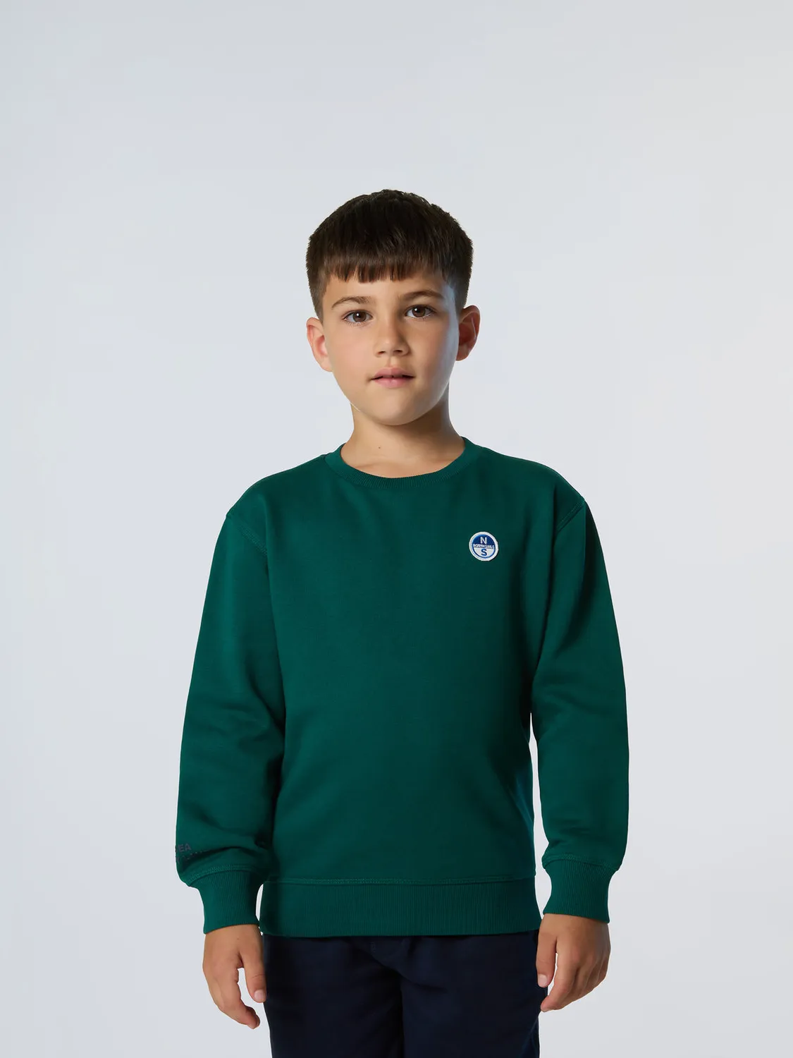 North Sails sweatshirt patch logo coton bio