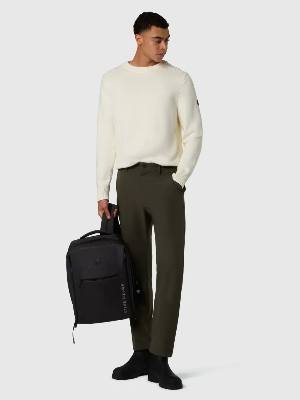 North Sails Chunky pull coton bio marine
