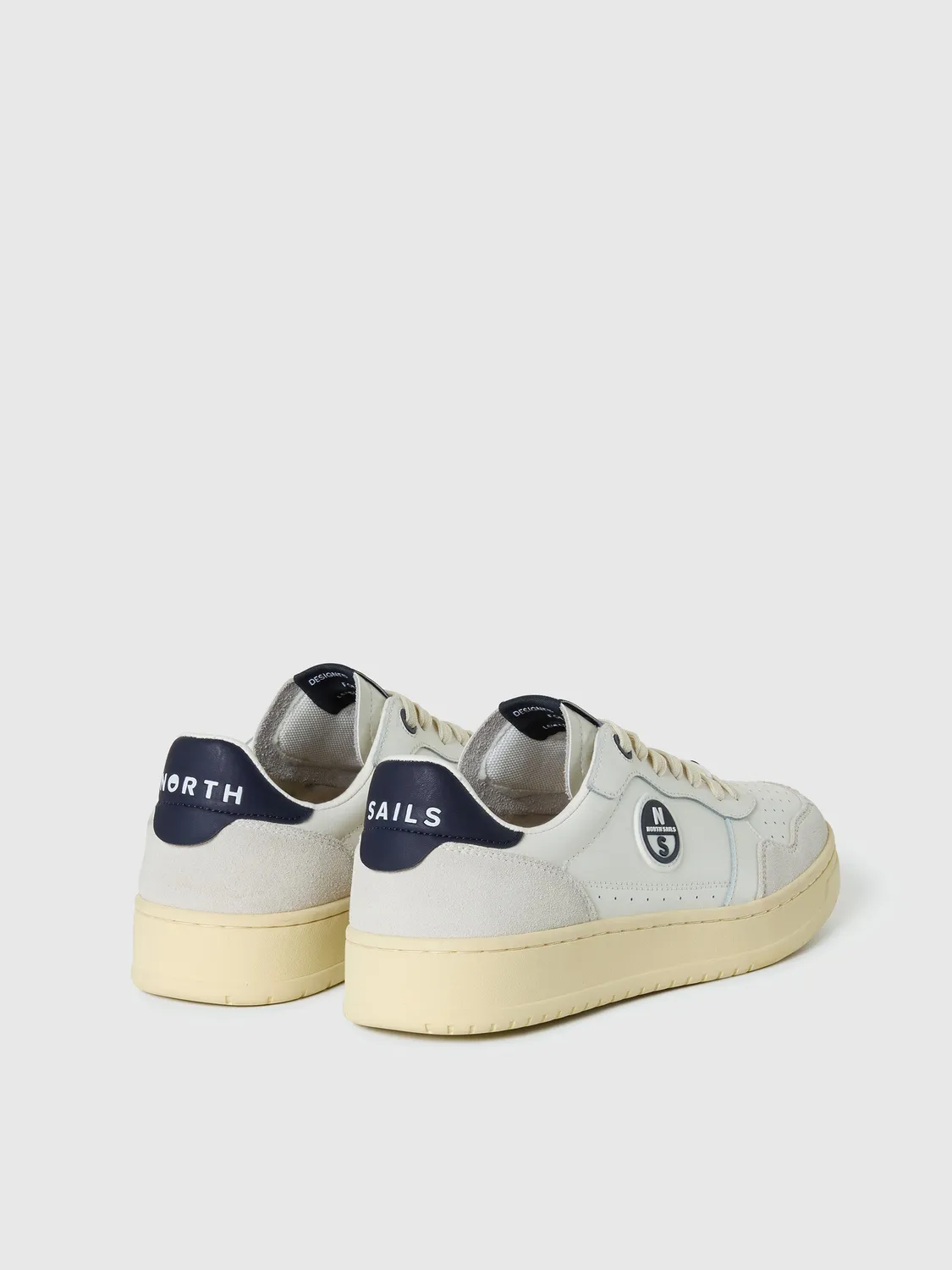 North Sails Tide sneaker cuir blanc marine homme