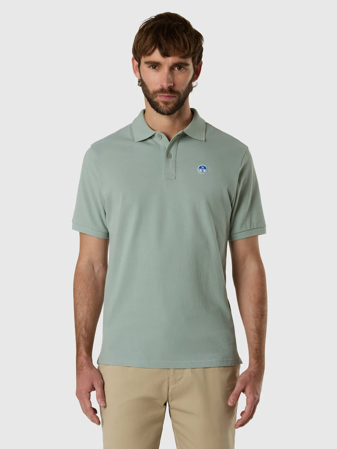 North Sails Polo Patch Logo coton bio