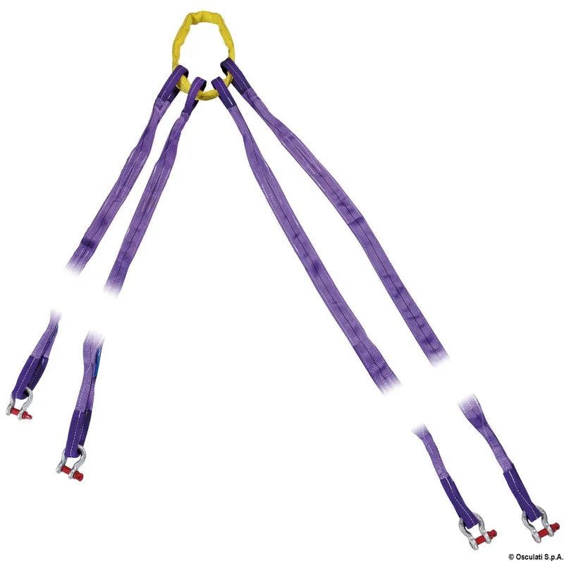 Osculati 500-550 système levage 4 bras sangles bateau