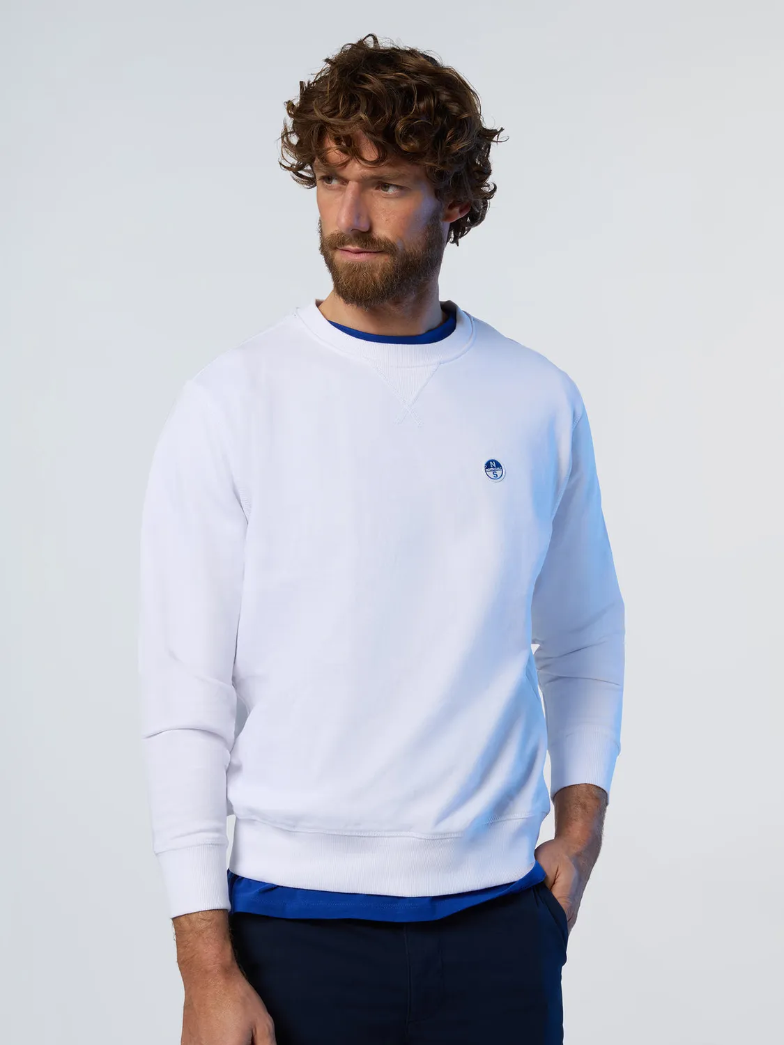 North Sails Patch sweat homme coton bio