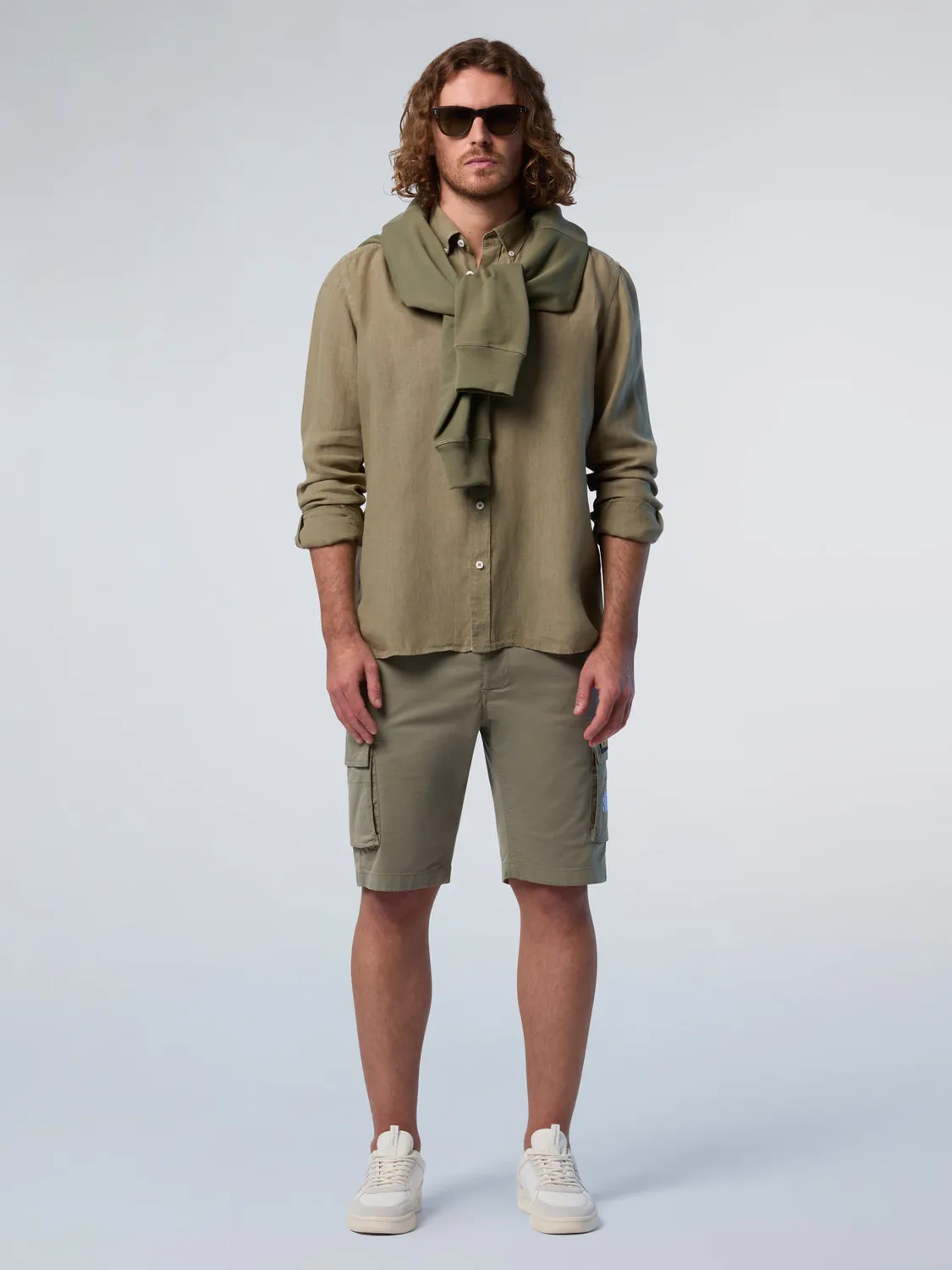 North Sails Linen Shirt chemise lin boutons corozo