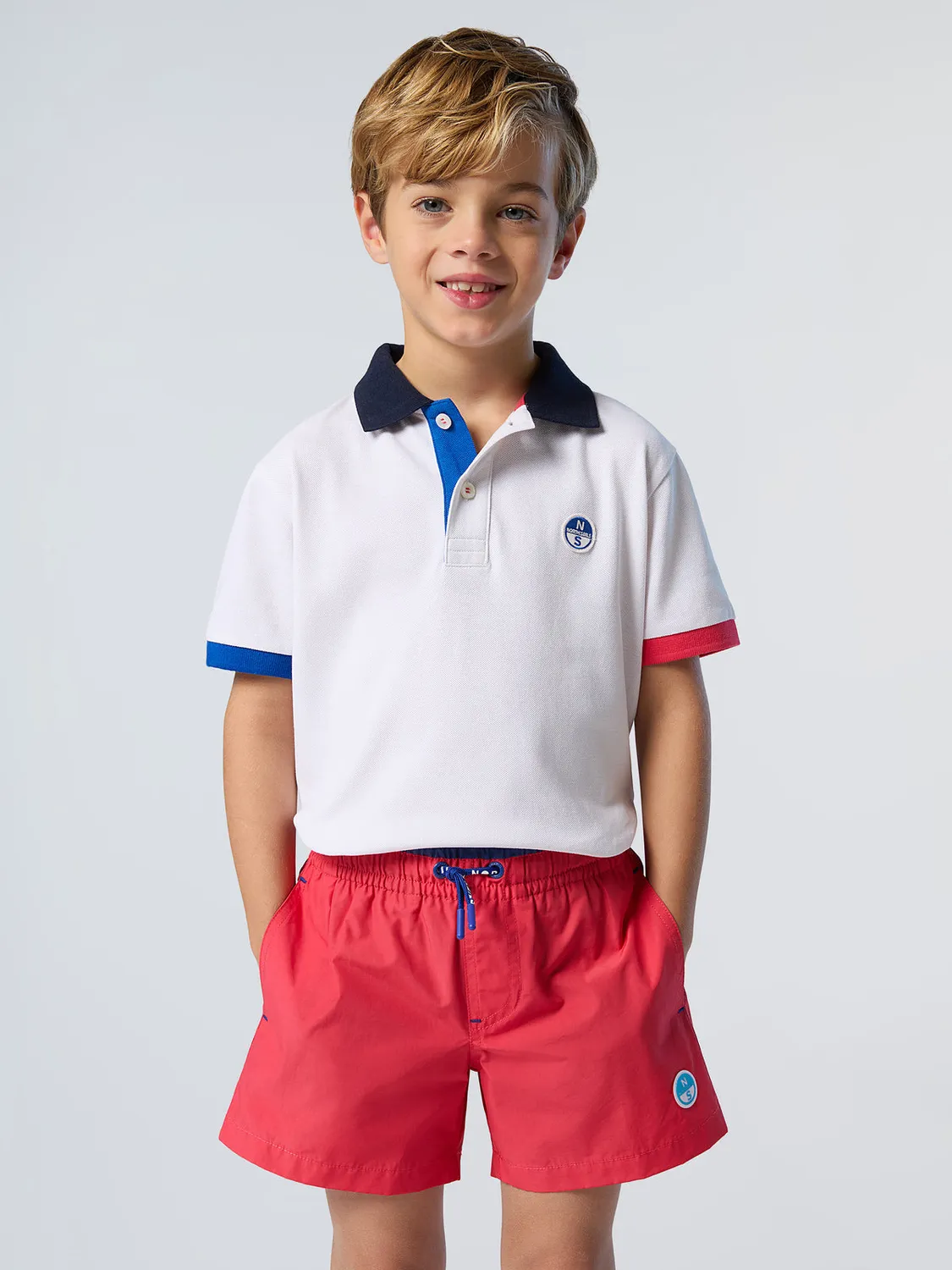 North Sails short de bain enfant nylon recyclé poche