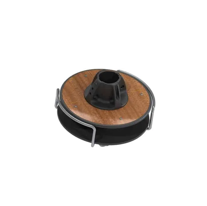 Karver KRS20 placage bois teck vernis pour tambour