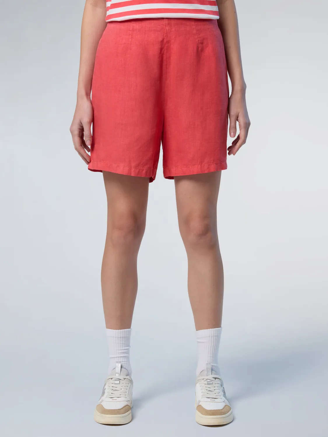 North Sails short large lin taille haute European Flax