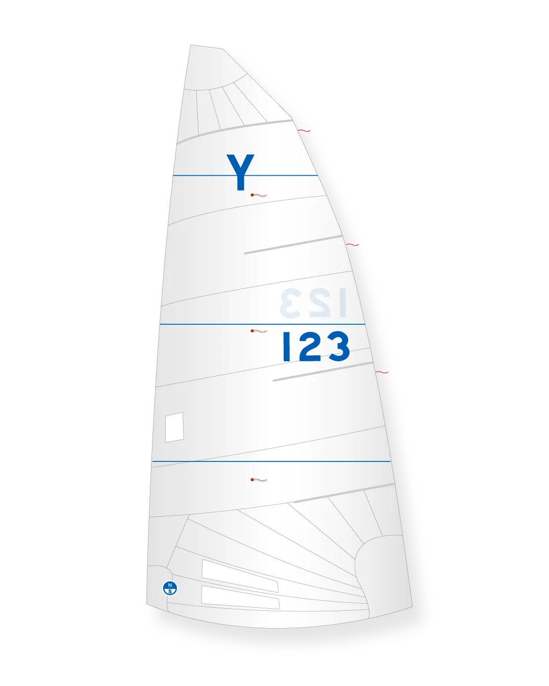 North Sails Salcombe Yawl SMY-4 grand-voile Polykote