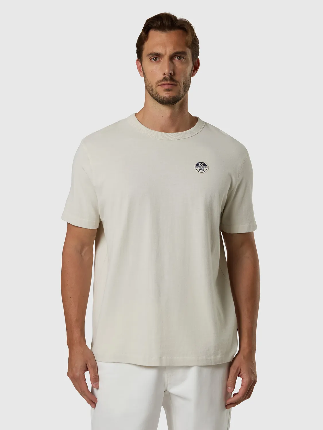 North Sails Archive t-shirt coton épais white onyx