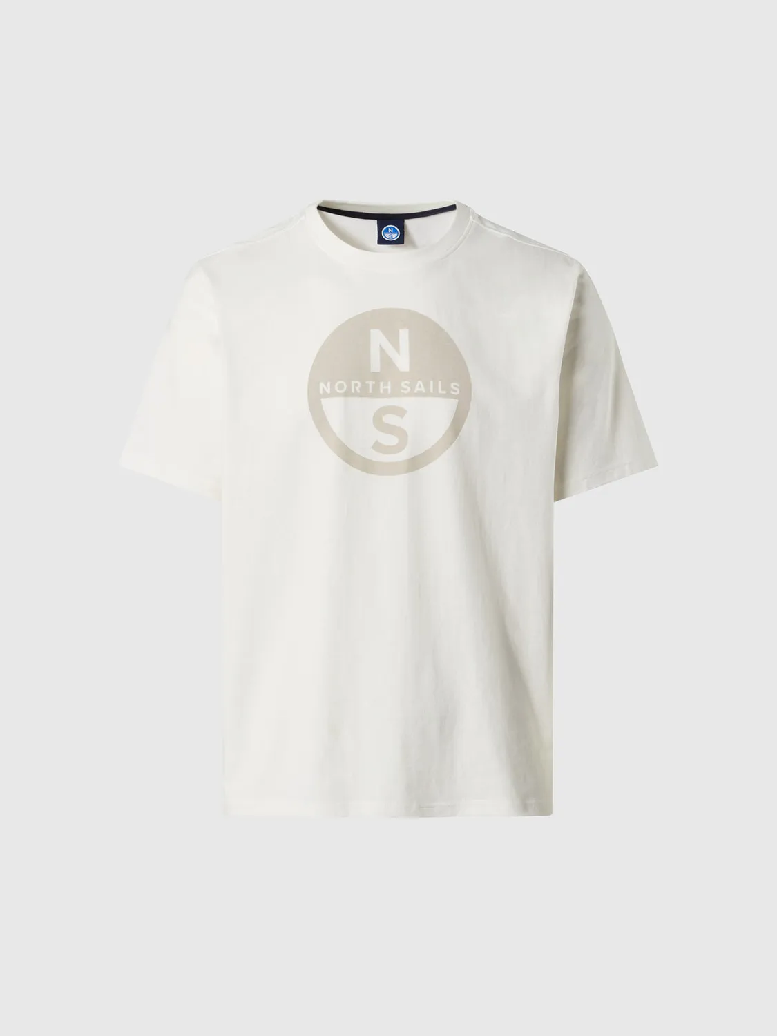 North Sails T-shirt maxi print col rond coton bio