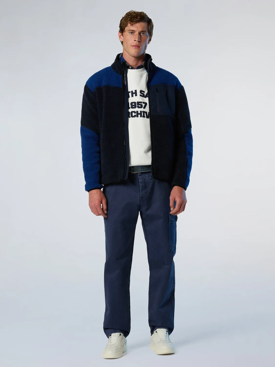 North Sails Archive pantalon cargo gabardine délavé