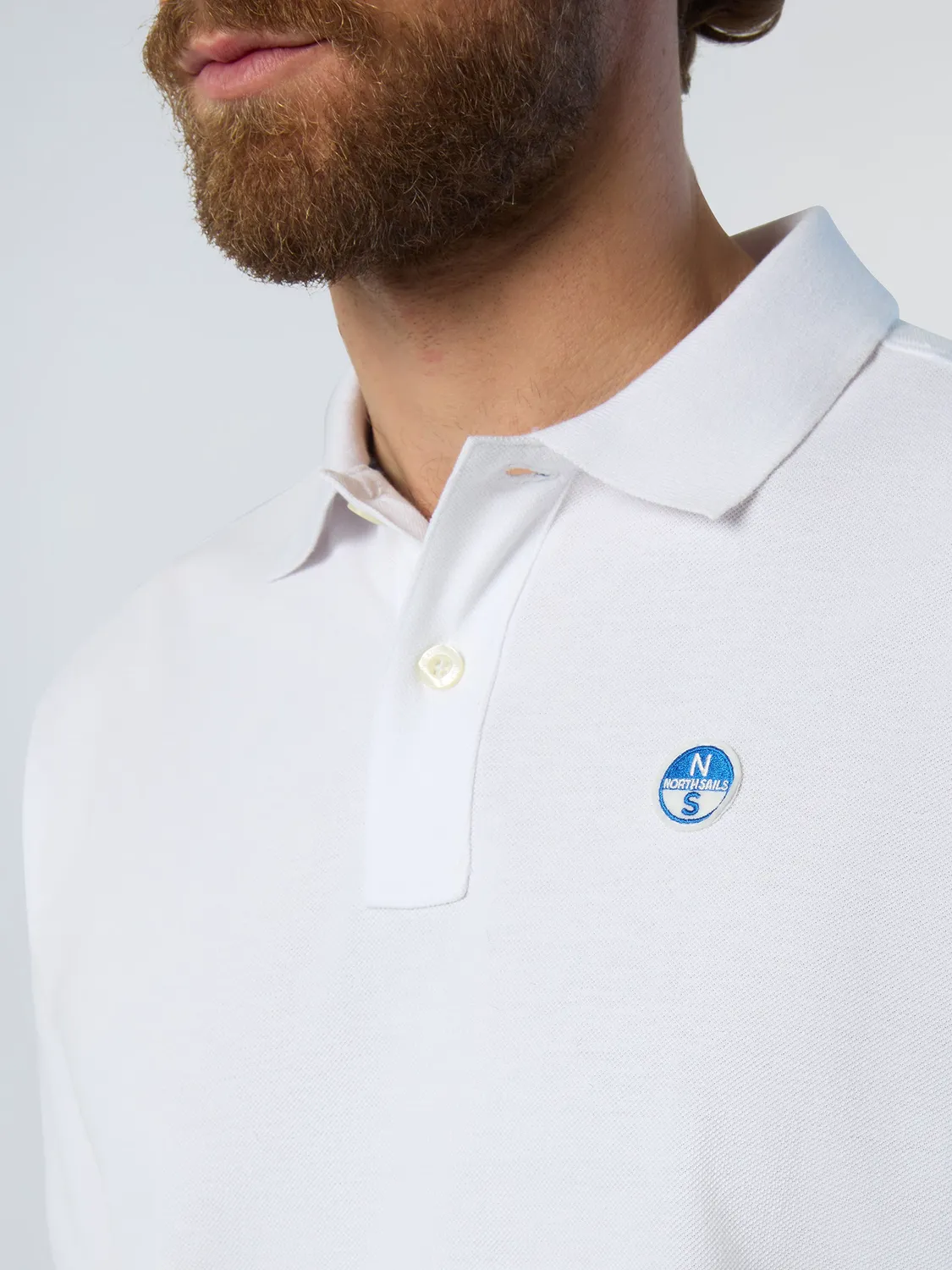 North Sails Polo homme manche courte logo patch régular