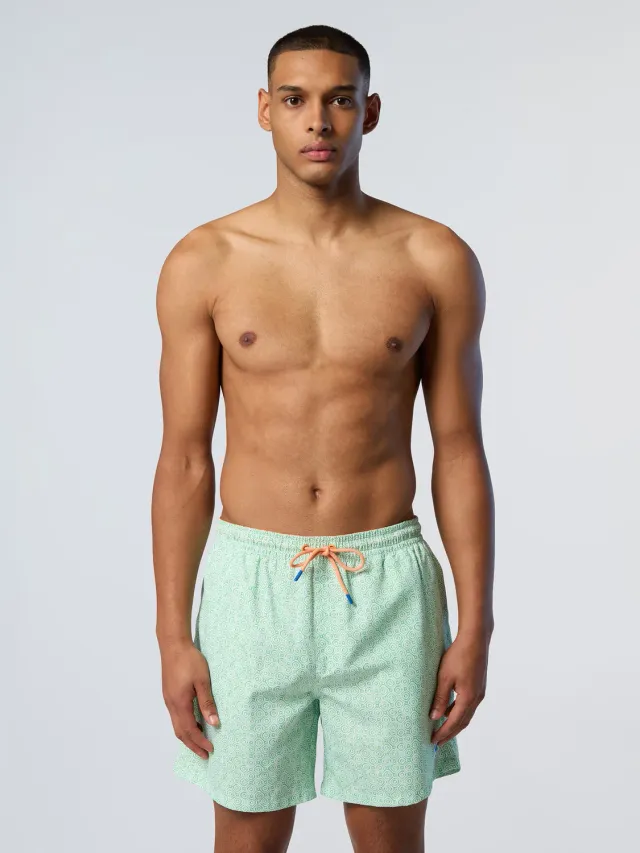 North Sails short de bain imprimé recyclé