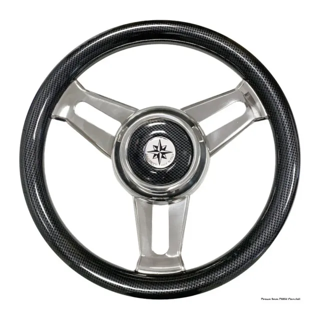 Osculati roue barre carbone inox Ø 350 mm