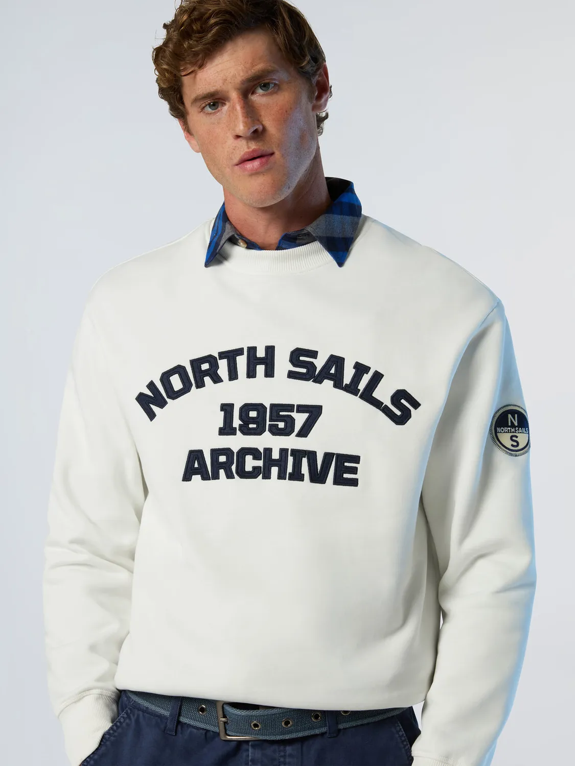 North Sails Archive sweat molleton coton bio à oeillet