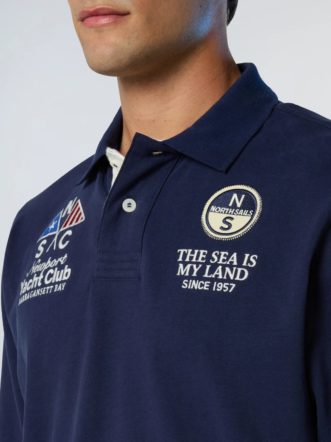 North Sails polo archive manches longues coton bio