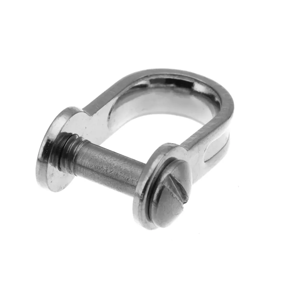RWO R6057 manille plate inox 5 mm lot de 4