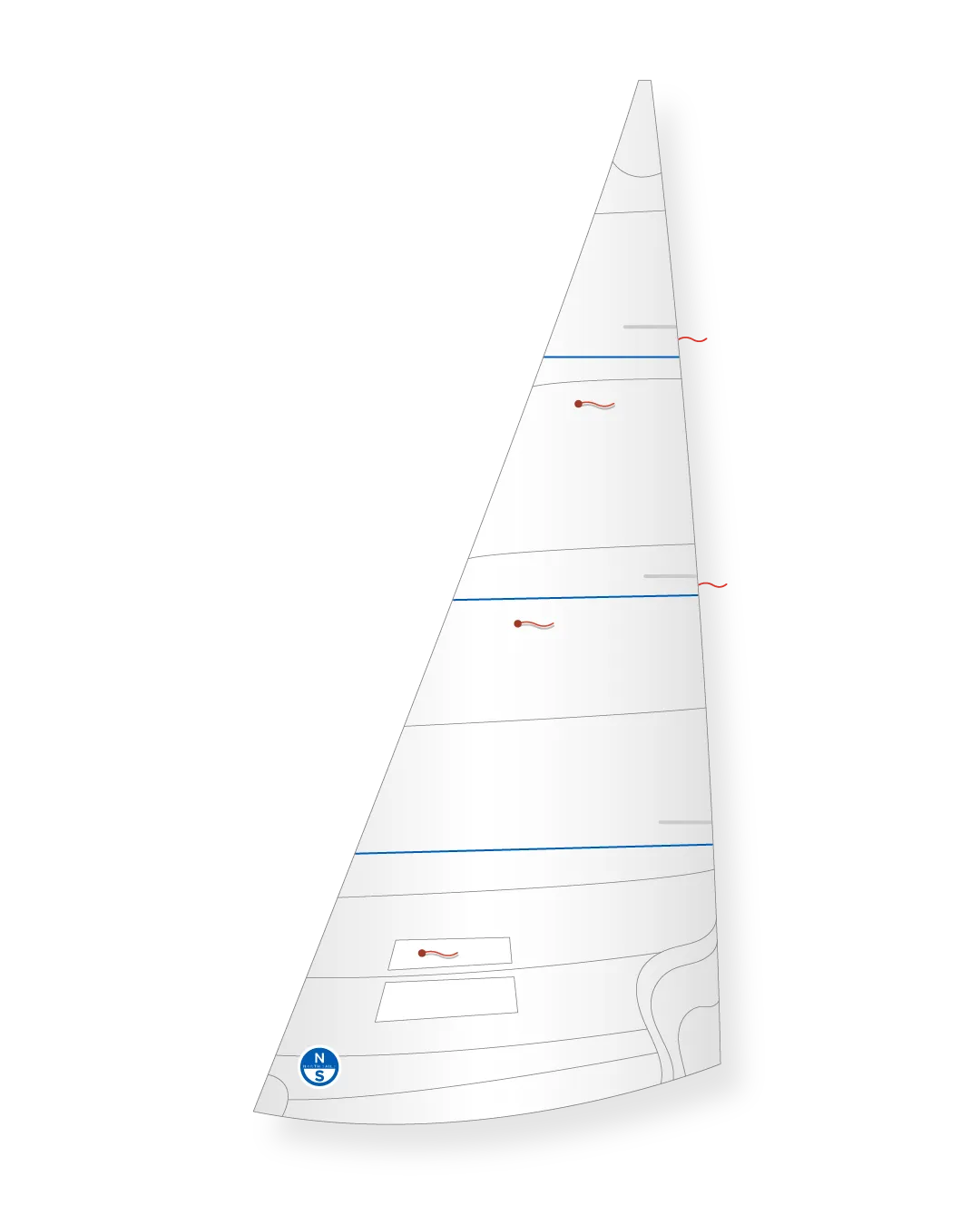 North Sails Swallow SJ-5 foc câble de guindant