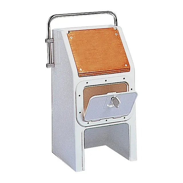 Console direction polyester inserts acajou 40x44 cm