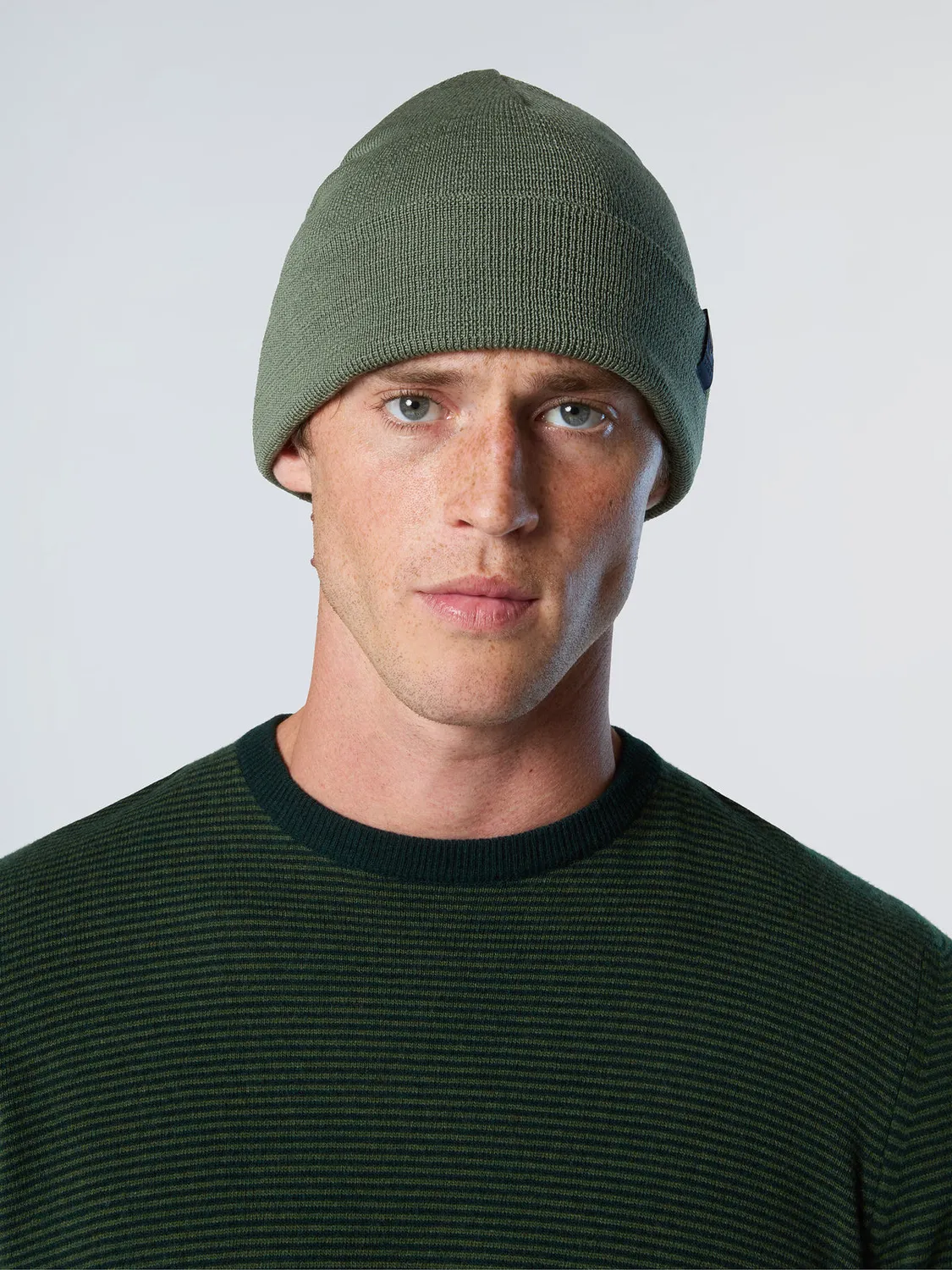 North Sails Fine-Knit bonnet à revers mérinos