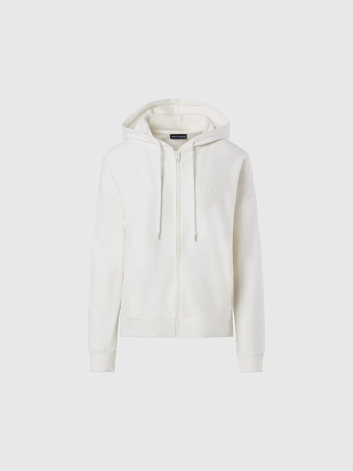 North Sails Eco Fleece sweat zippé femme rose coton bio