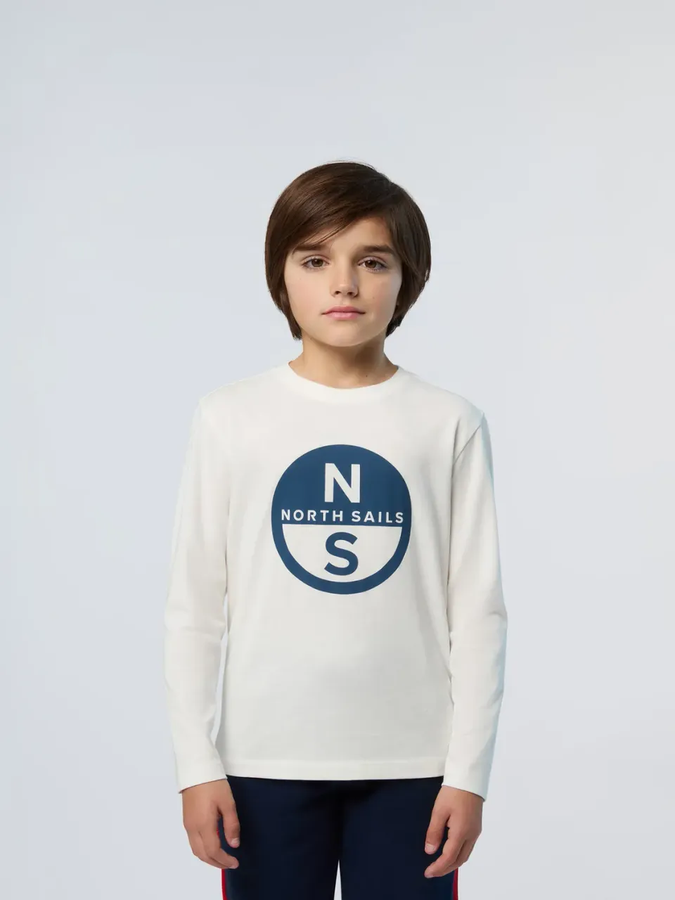 North Sails Maxi Print t-shirt manche longue coton bio