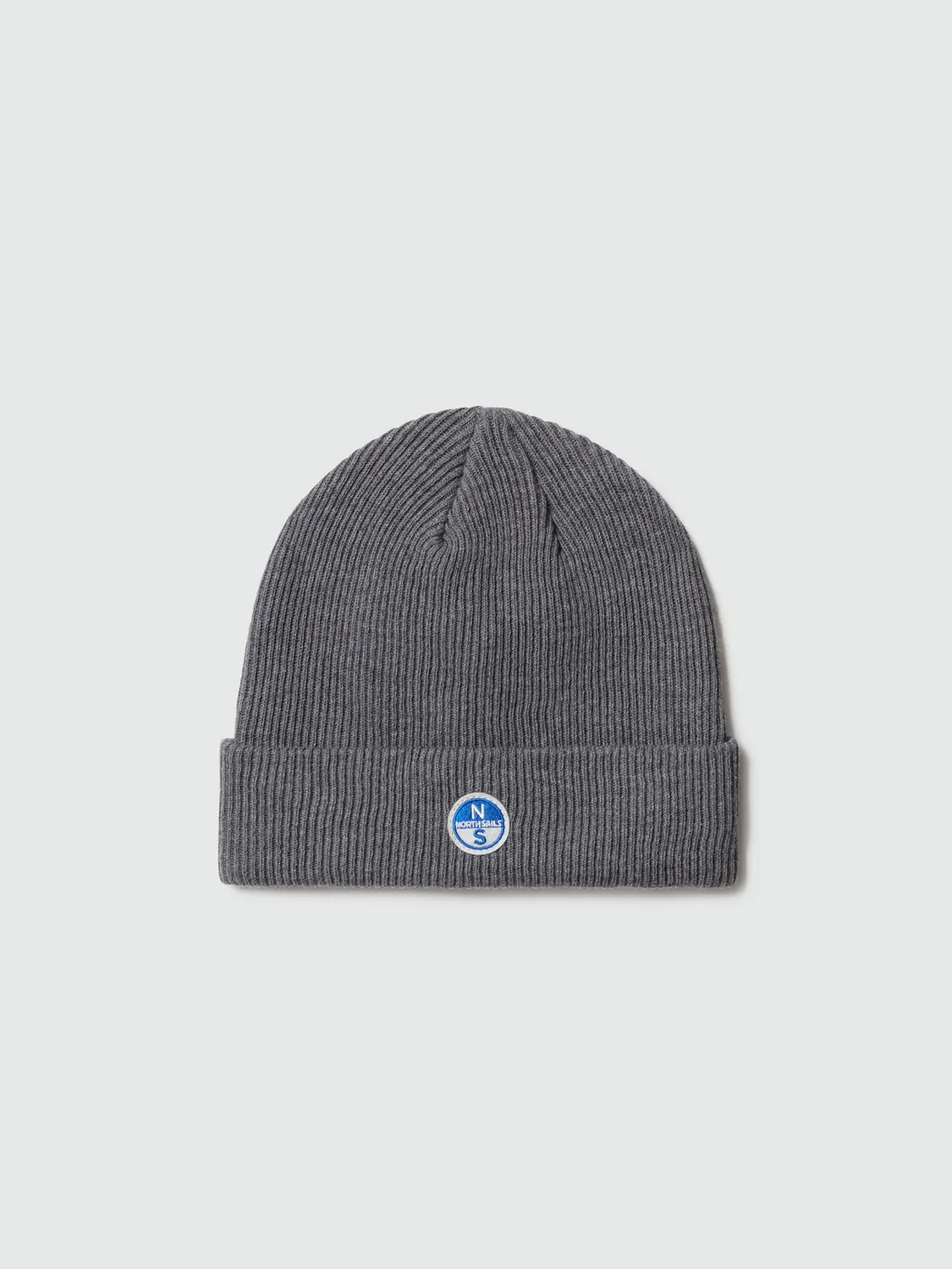 North Sails Micro-rib bonnet laine patch logo