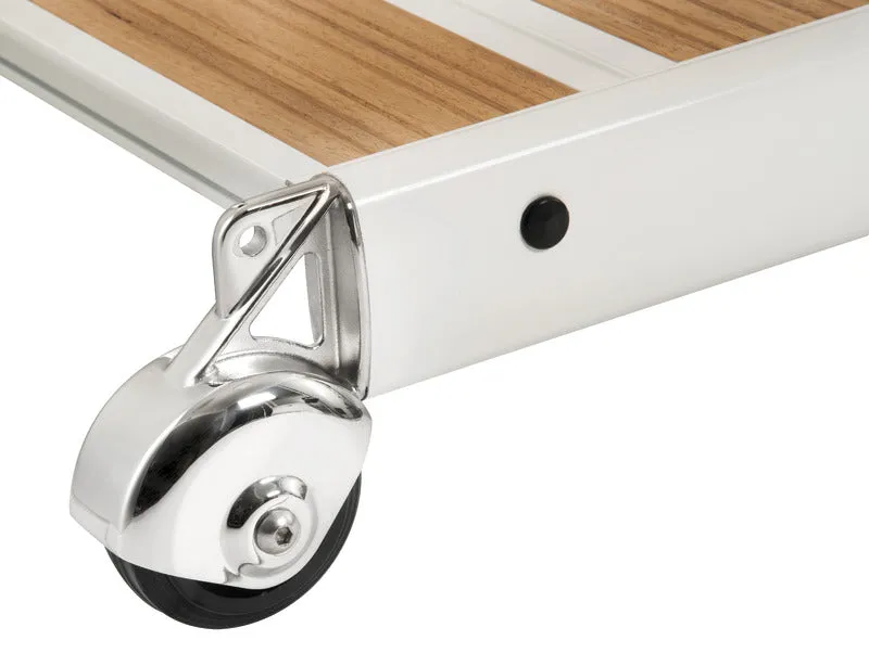 easysea passerelle pliante blanche 260 cm aluminium