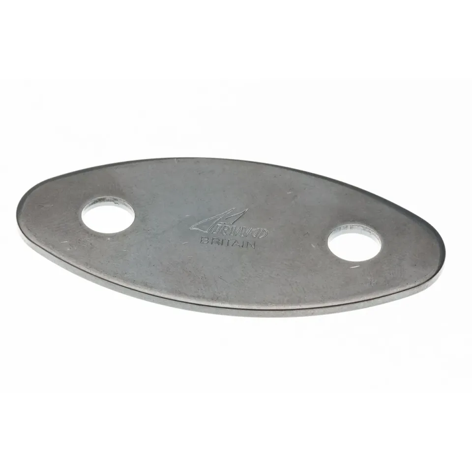 RWO R3002 contre-plaque ovale inox 8mm