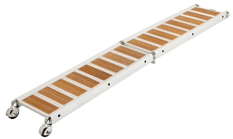 easysea passerelle pliante blanche 260 cm aluminium