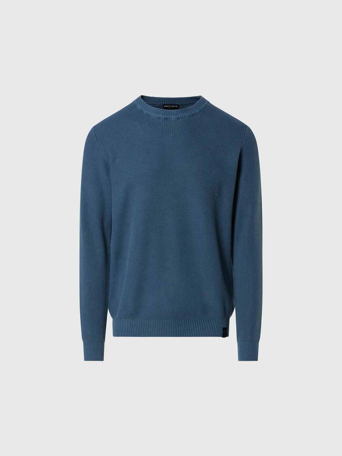North Sails Honeycomb pull col rond homme denim