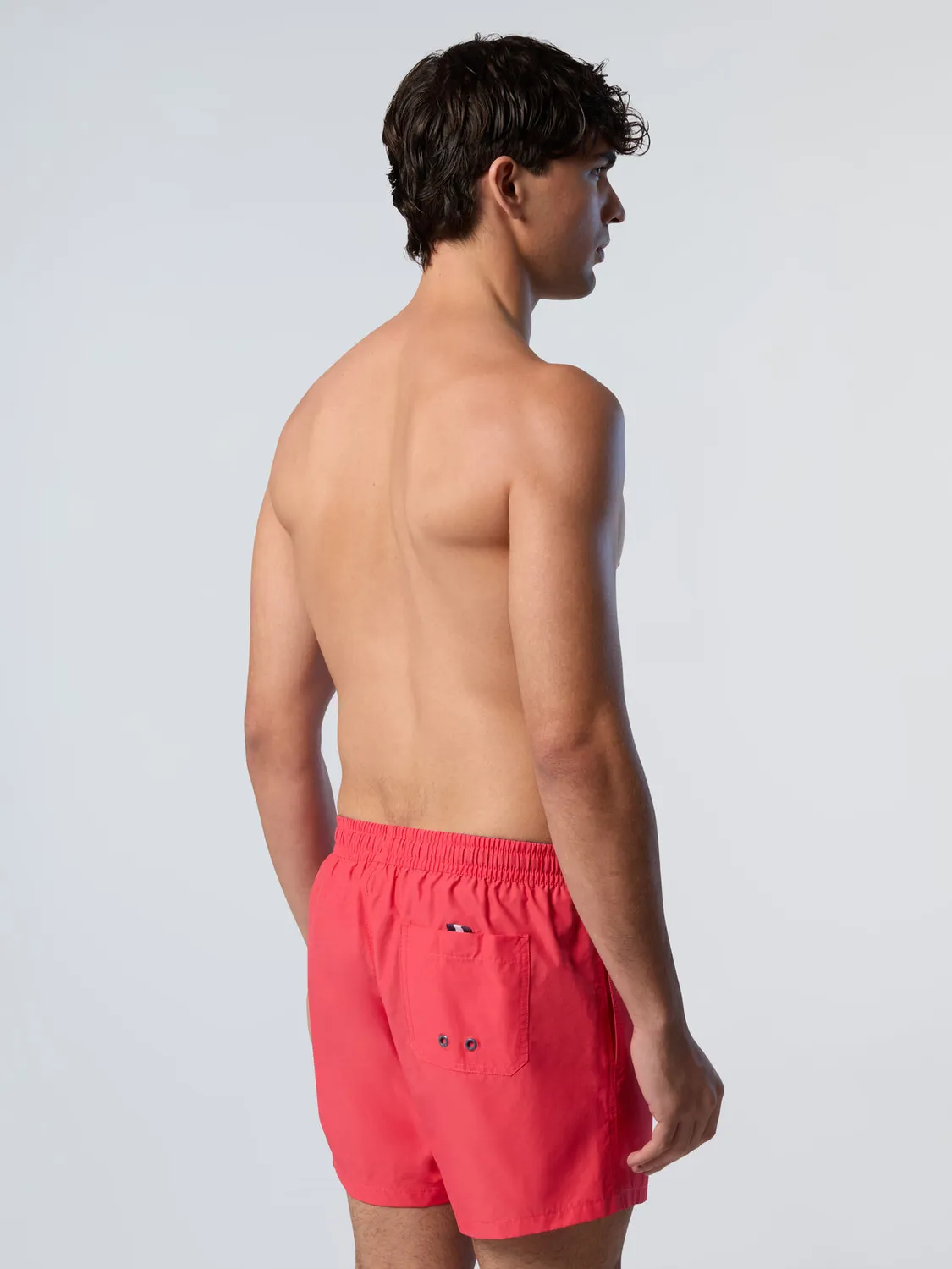 North Sails short de bain volley logo coton recyclé