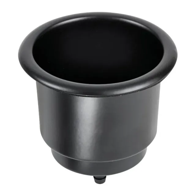 Delux porte-gobelet inox noir double drain bateau
